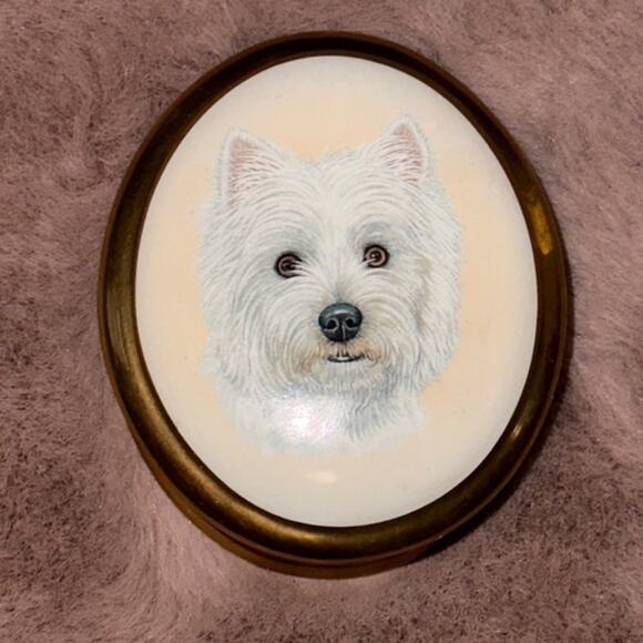 Rare Royale Stratford West Highland Terrier Collectible Box - Picture 1 of 4